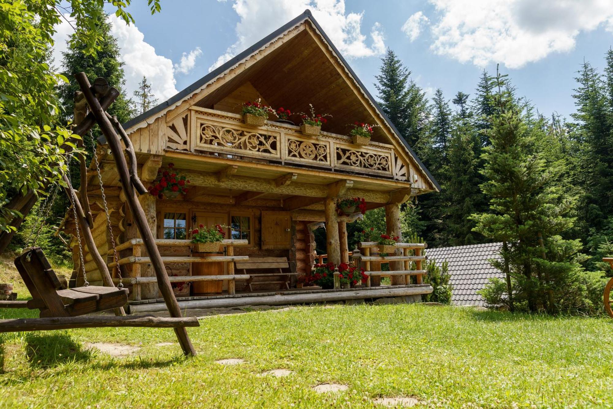 Вилла Lesna Bacowka Новы-Тарг Экстерьер фото